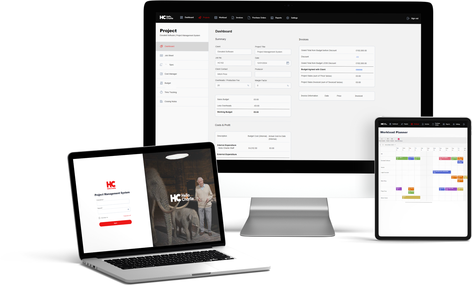 Hello Charlie - Bespoke Software Case Study by Elevated Software